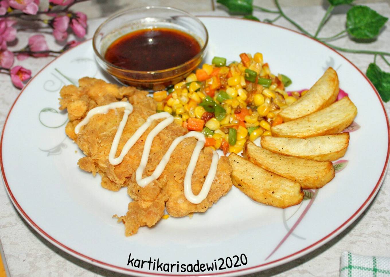 39. Chicken Crispy Steak Lengkap