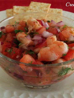 Una foto de Ceviche de camarón