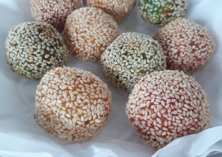 Langkah Mudah untuk Membuat Onde-Onde Warna yang Menggugah Selera