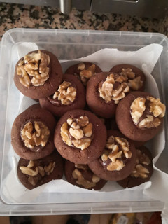 Una foto de Galletas de Nutella y nueces