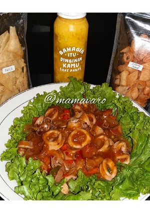 Foto resep Cumi Saus Padang