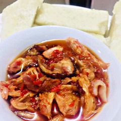 A picture of Smoked Chicken Pepper Sauce.