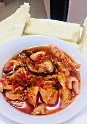 A picture of Smoked Chicken Pepper Sauce.