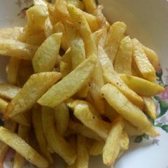 A picture of Masala fries #indiandishcontest.