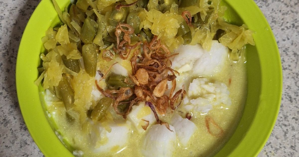 205. Ketupat Mini Sayur Buncis Pepaya Muda