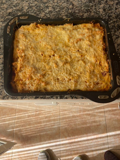 Una foto de Macarrones al horno
