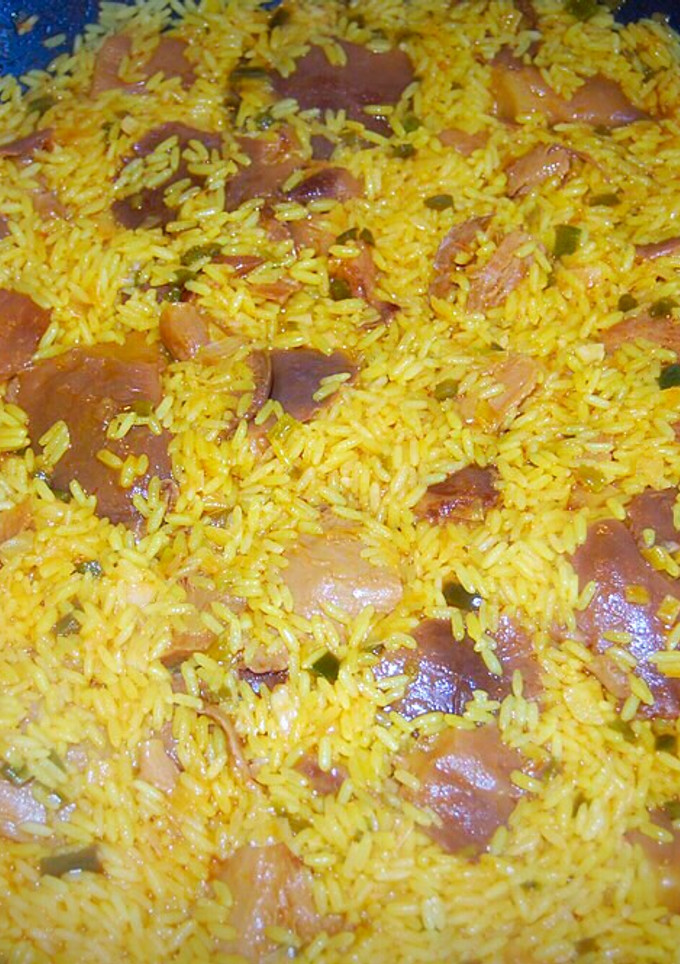 Una foto de Arroz con setas
