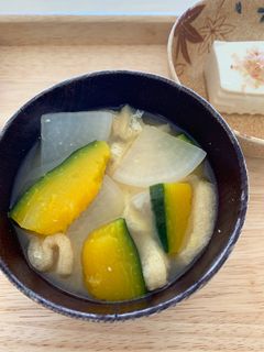 Foto resep Kabocha & Lobak Miso Sup