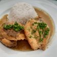Pollo al curry y leche de coco #menosde15