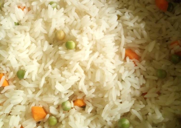 Steps to Prepare Award-winning Vegetables white Rice Cooking Basics for Newbies