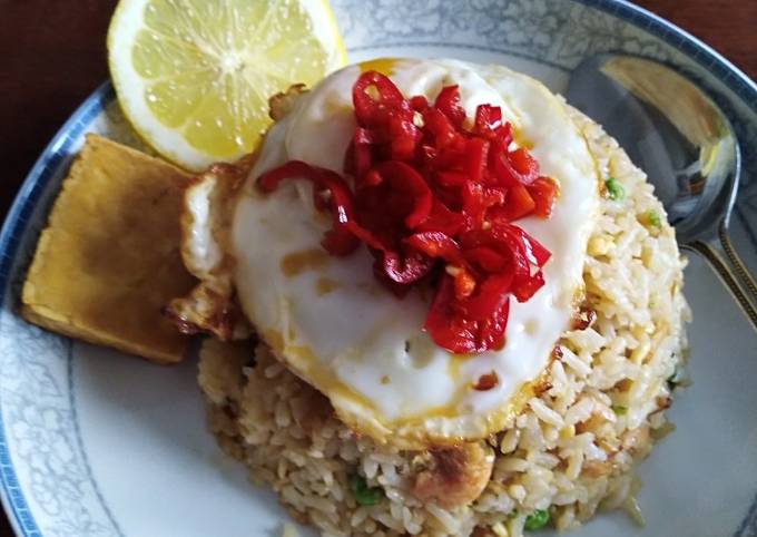 Nasi Goreng Ebi simple