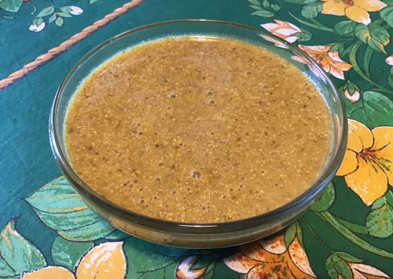 Marinade à la moutarde aigre douce, citron confit et épices