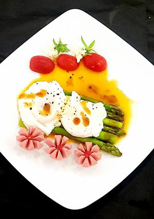 Hình của món Bữa sáng nhanh gọn #1: trứng trần.