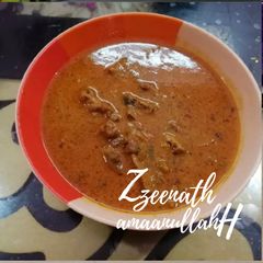 A picture of Dahi Gosht.