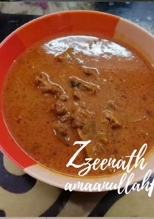 A picture of Dahi Gosht.