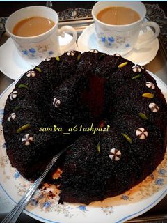 عکسی از دستور کیک خیس