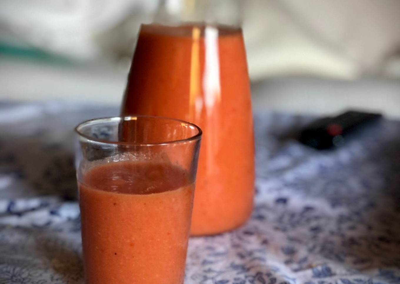 Salmorejo de sandía en Thermomix
