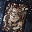 Baked chicken with herbs
