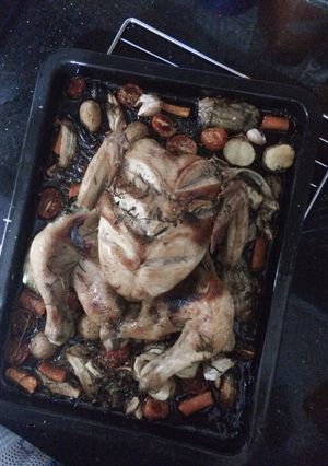 Foto resep Baked chicken with herbs