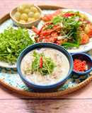 Cháo Hàu Nấu Nấm Lộc Nhung
