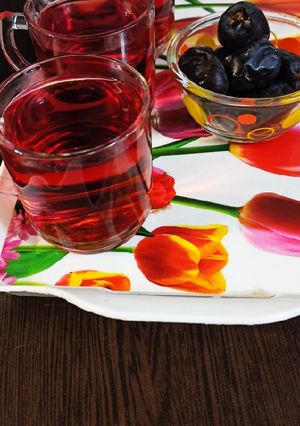 عکسی از دستور چای ترش و خرما مقابله با کرونا 😷😷