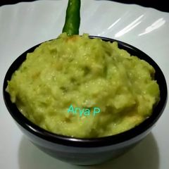 A picture of Padaval seeds chutney (padaval magaj ki chutney).