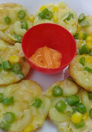 Foto resep Makaroni Telur Buncis Jagung