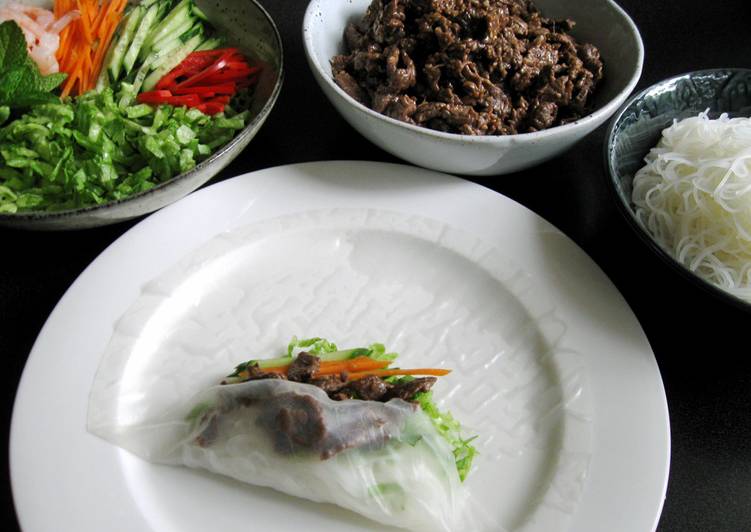 Recipe of Award-winning Temaki (Self-Serve) Rice Paper Rolls