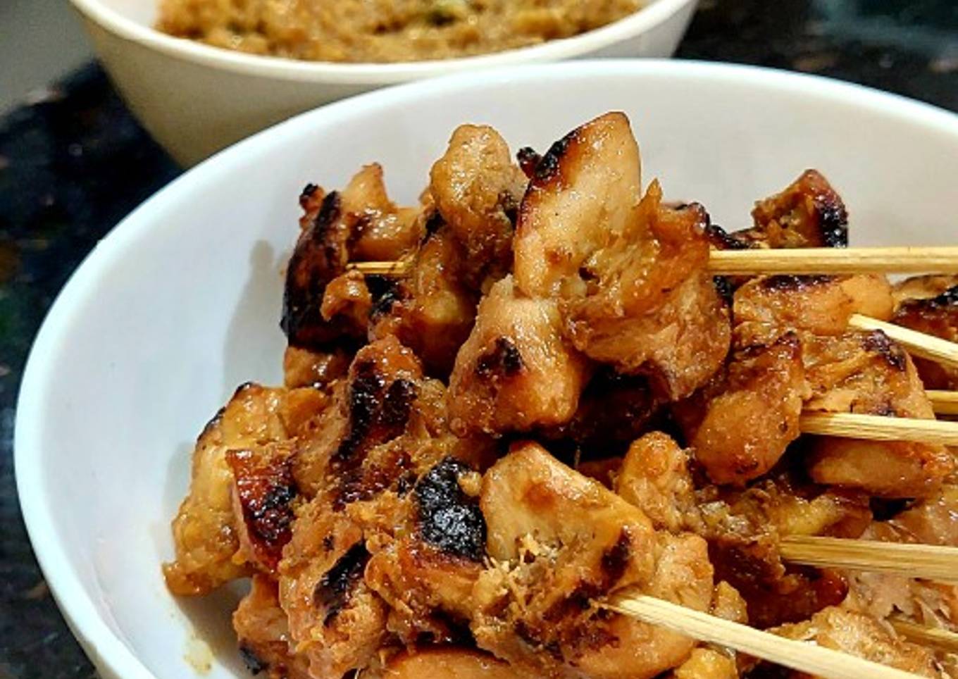 Sate Ayam Saus Kacang