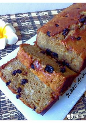 Foto resep Banana Cake lembut No Mixer, Aduk + Panggang, mudahh