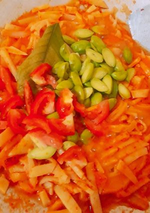 Foto resep Lodeh rebung dan pete simpel