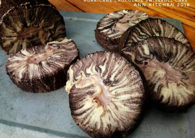 Hurricane chocolate swissroll cake #SelasaBisa