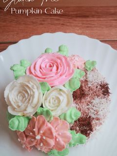 Foto resep Gluten Free Pumpkin Cake (Tepung Sorgum)
