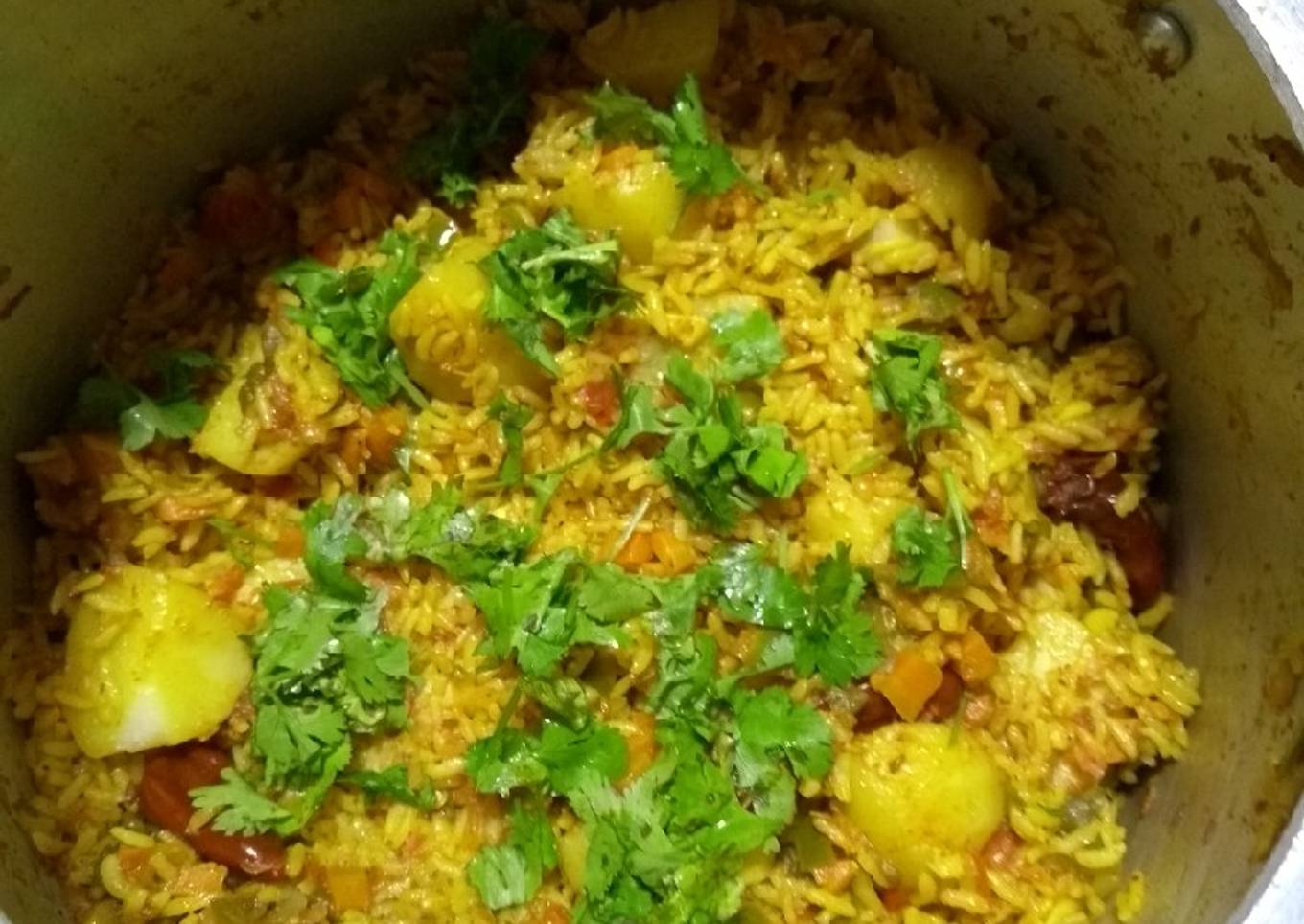 Masala Bhaji Pulao