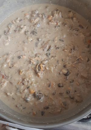 Una foto de Crema para pasta de mariscos