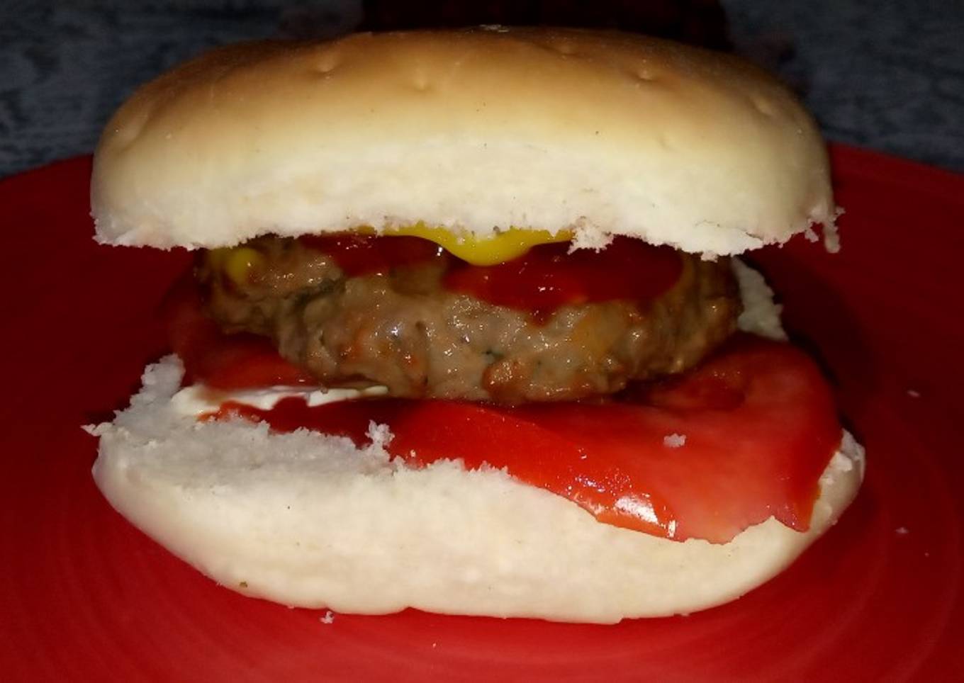 Hamburguesa, con cebolla, de mi infancia 🍔