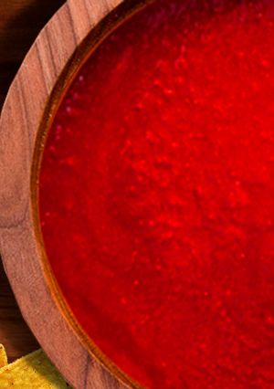 Una foto de Salsa Roja para Chilaquiles con Chile Guajillo