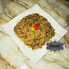 A picture of Jallof sharayya(jallof rice wt fried spaghetti).