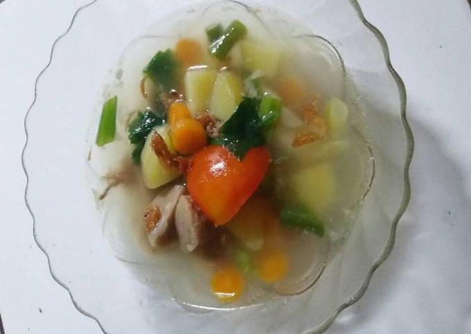 Resep Sayur Sop Bakso Sapi Oleh Fajriyah N E Cookpad