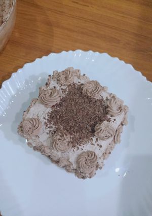 A picture of 10 mint chocolate bread cake recipe (Eid special).