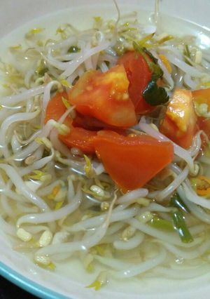 Foto resep Sup Tauge Segar