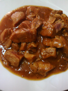 Una foto de Lomo con tomate