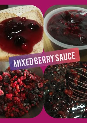 รูปของ Mixed Berry Sauce