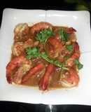 Tôm rang me phiên bản bóc vỏ vì nhà có con nhỏ. :)))))