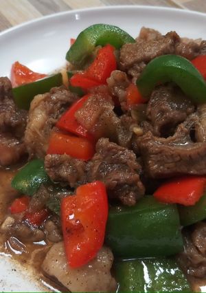 Foto resep Sapi Lada Hitam