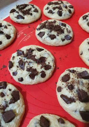 Una foto de Galletas con chocolate (Aireadas)