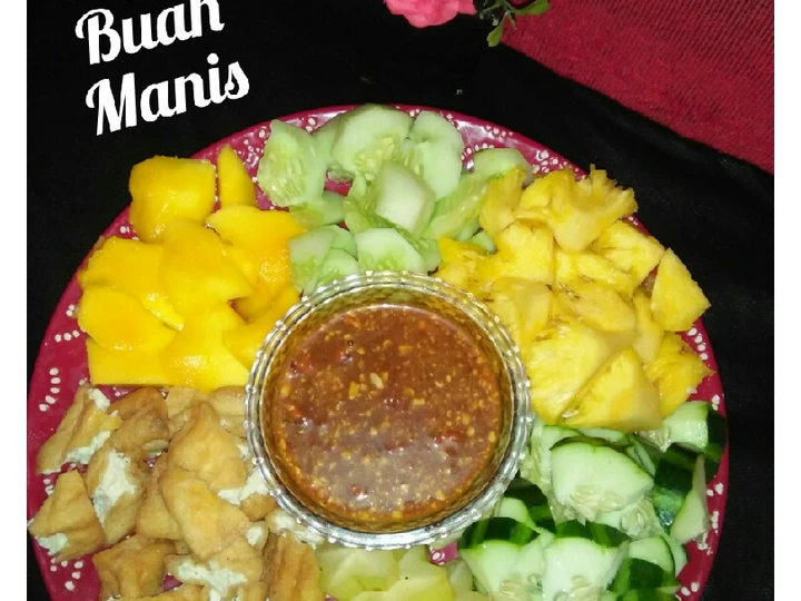 Cara Mudah Membikin Resep Buah Buahan Sehat~Rujak Buah Manis yang Uenak Anti Ribet, Bikin Ngiler