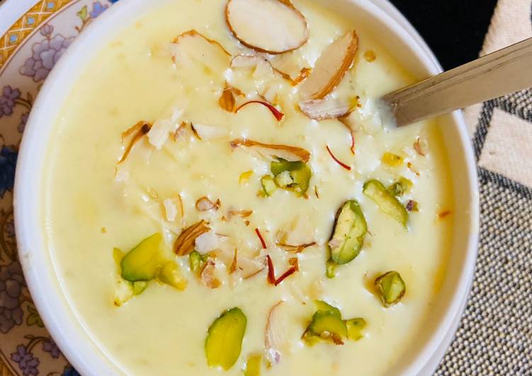 Easiest Way to Prepare Quick Rabdi kheer