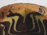 Gambar zebra cake kuning telur