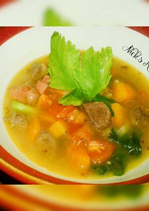 Foto resep Meat in Soup